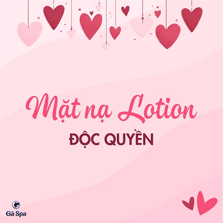 Valentine 2019 - Máº·t náº¡ Lotion